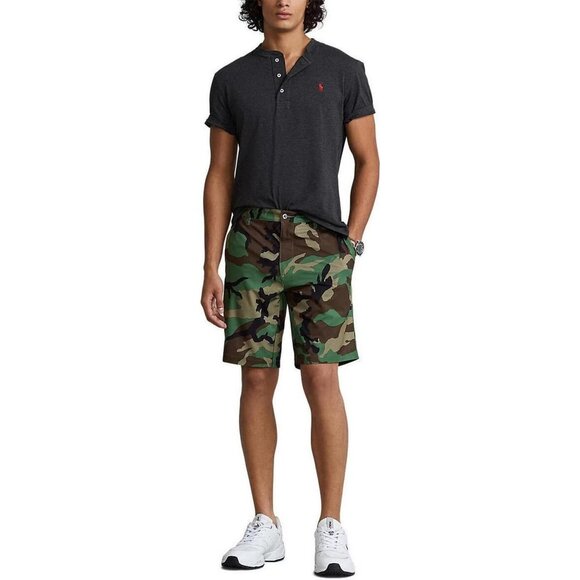Polo Ralph Lauren Green Camo Performance All Day Beach Shorts, Size 54B, NWT - Picture 3 of 9